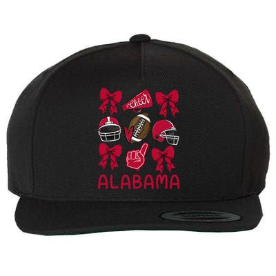 Alabama Niece Coquette Bow Gift Wool Snapback Cap