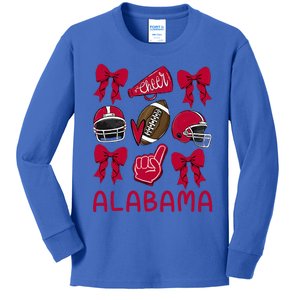 Alabama Niece Coquette Bow Kids Long Sleeve Shirt