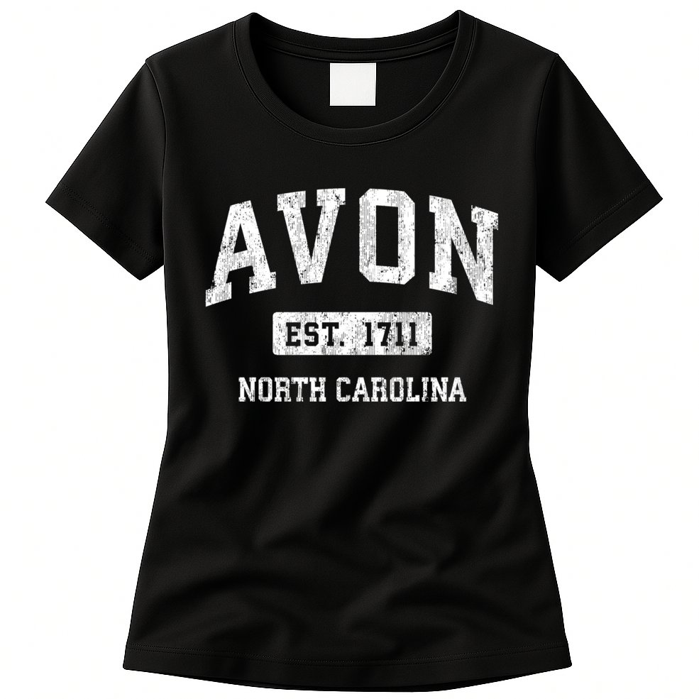 Avon North Carolina Nc Vintage Athletic Sports Womens T-Shirt