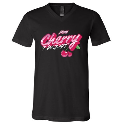 Alani Nu Cherry Twist V-Neck T-Shirt