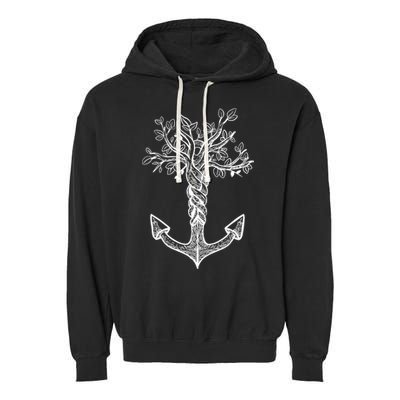Anchor Tree Garment-Dyed Fleece Hoodie