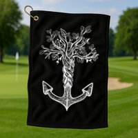 Anchor Tree Golf Towel
