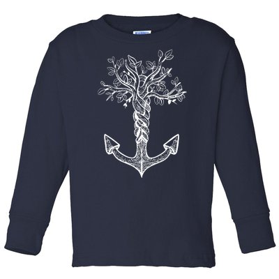 Anchor Tree Toddler Long Sleeve Shirt