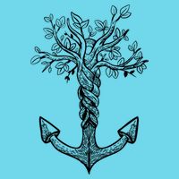 Anchor Tree Button