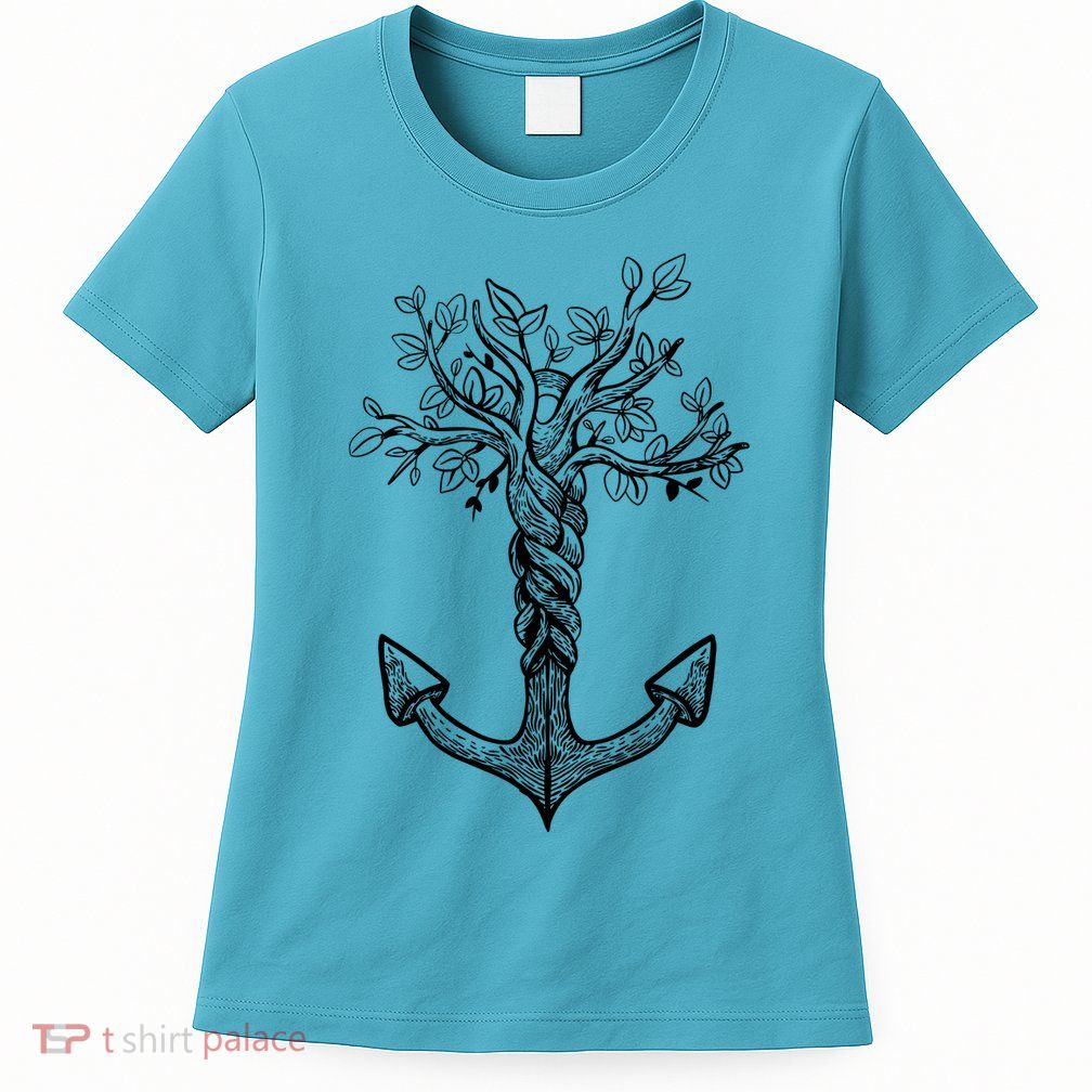 Anchor Tree Womens T-Shirt