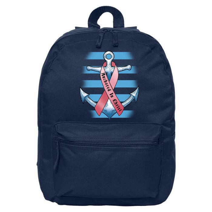 Anchored In Christ 16 in Basic Backpack