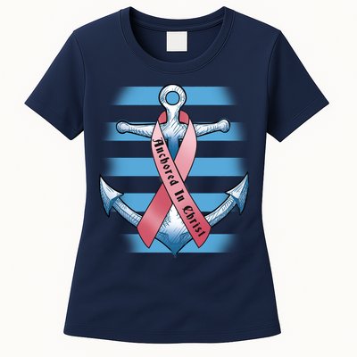 Anchored In Christ Womens T-Shirt