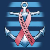 Anchored In Christ Women's V-Neck T-Shirt