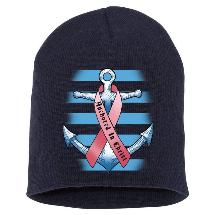 Anchored In Christ Short Acrylic Beanie