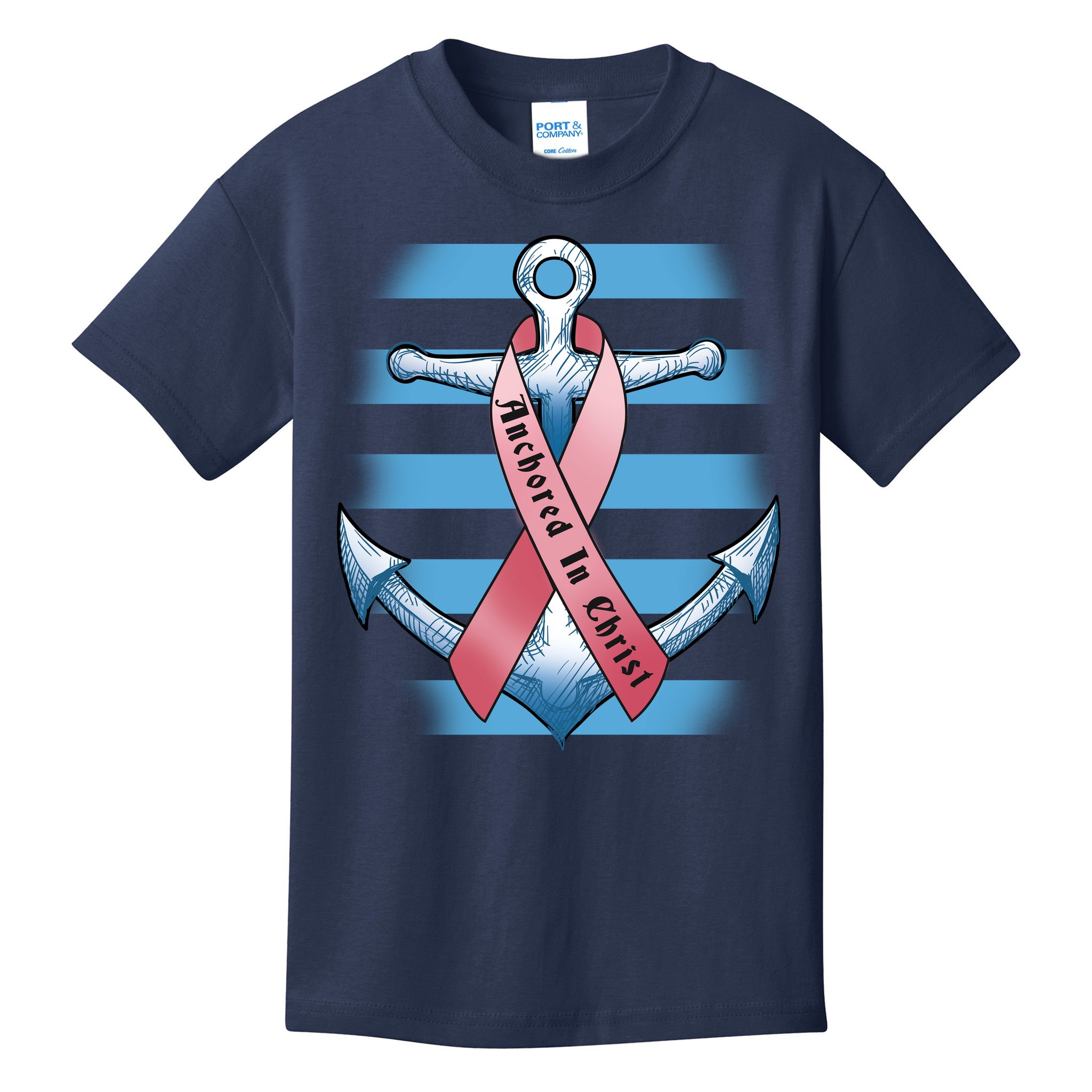 Anchored In Christ Kids T-Shirt