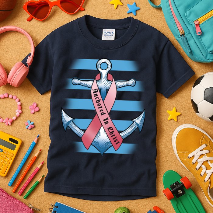 Anchored In Christ Kids T-Shirt