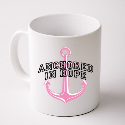 Anchored In Hope Breast Cancer Awareness Mug
