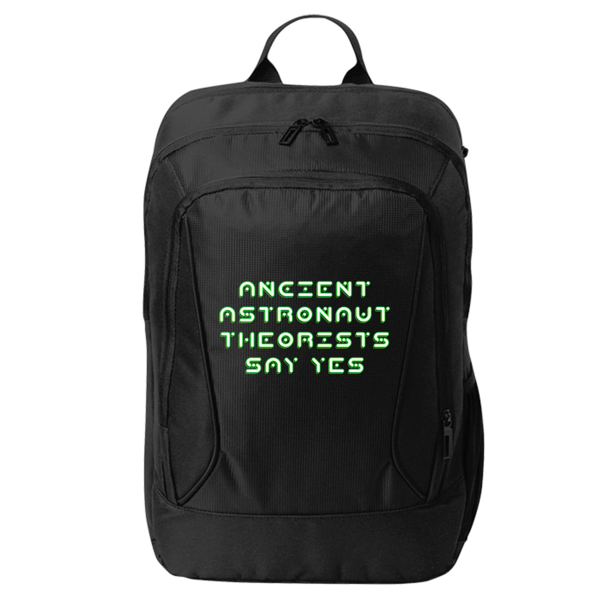 Ancient Astronaut Theorists Says Yes City Backpack