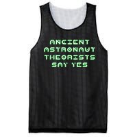 Ancient Astronaut Theorists Says Yes Mesh Reversible Basketball Jersey Tank