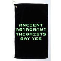 Ancient Astronaut Theorists Says Yes Golf Towel