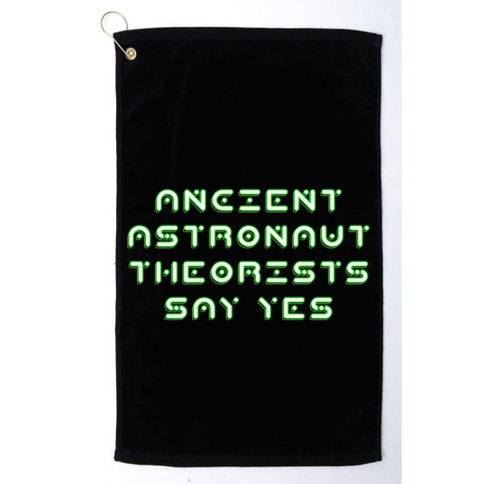 Ancient Astronaut Theorists Says Yes Golf Towel