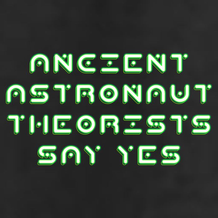 Ancient Astronaut Theorists Says Yes Golf Towel