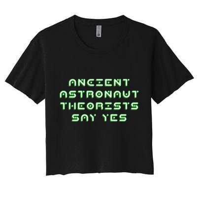 Ancient Astronaut Theorists Says Yes Crop Top