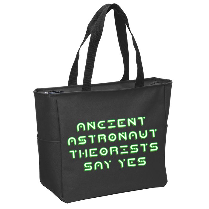 Ancient Astronaut Theorists Says Yes Zip Tote Bag