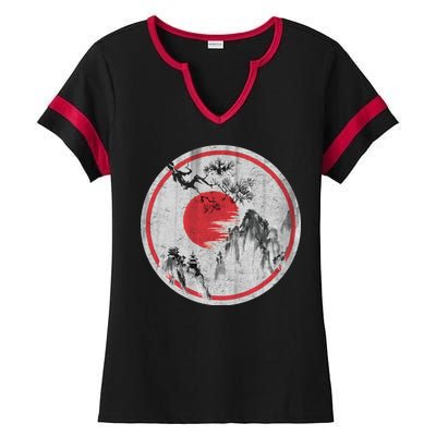 Ancient Mountain Ladies Halftime Notch Neck Tee