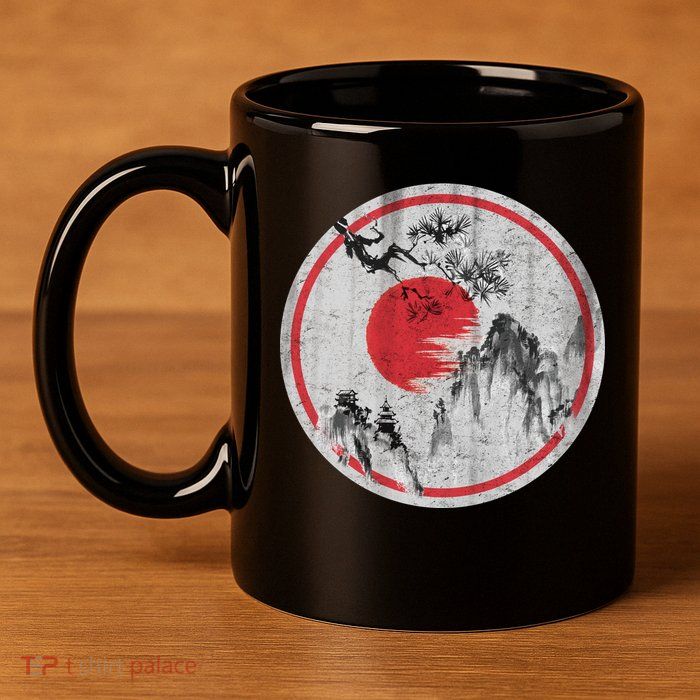 Ancient Mountain 11oz C Handle Ceramic Mug