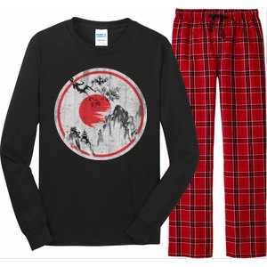 Ancient Mountain Long Sleeve Pajama Set