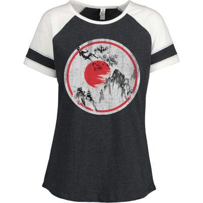 Ancient Mountain Enza Ladies Jersey Colorblock Tee