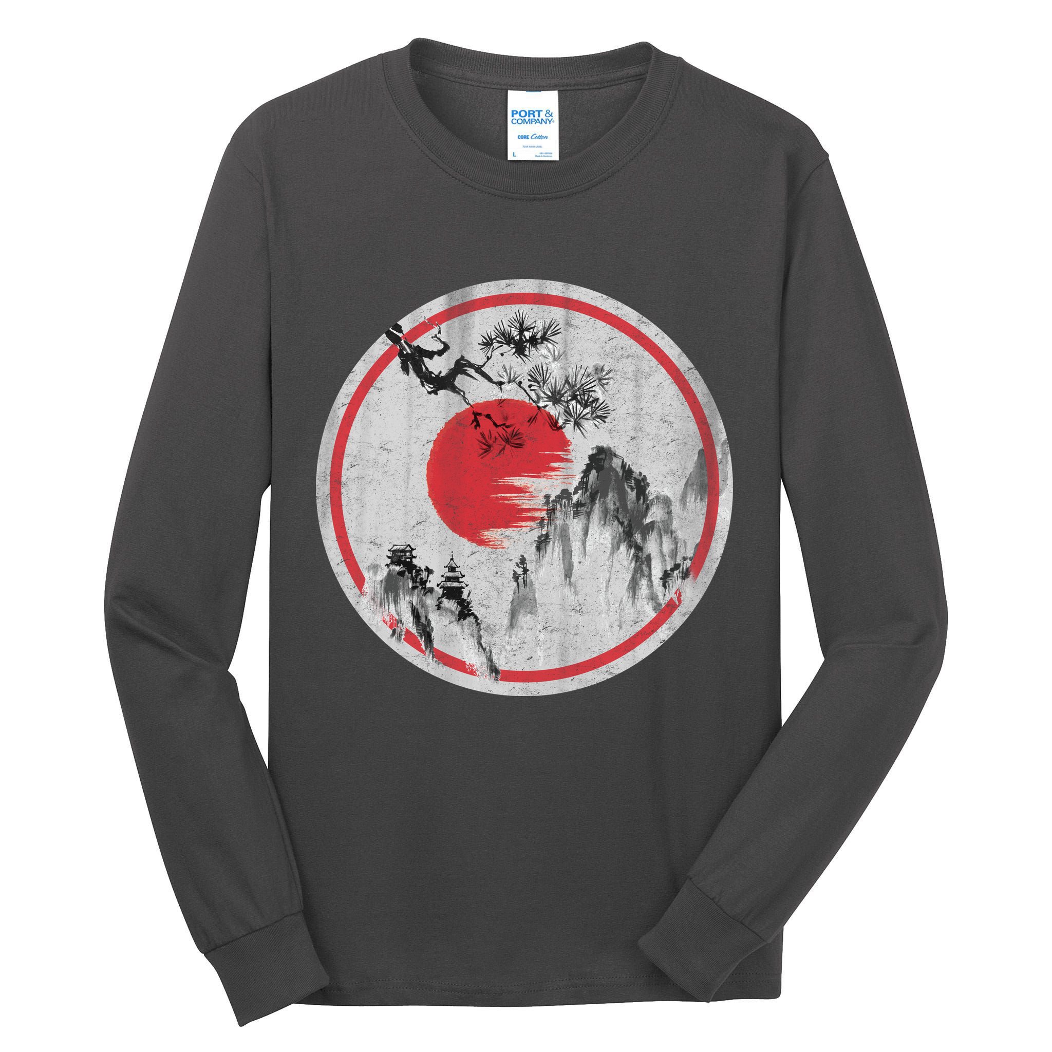 Ancient Mountain Tall Long Sleeve T-Shirt
