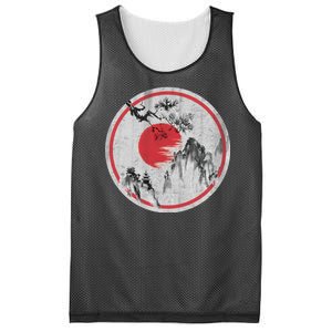 Ancient Mountain Mesh Reversible Basketball Jersey Tank