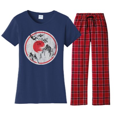 Ancient Mountain Women's Flannel Pajama Set