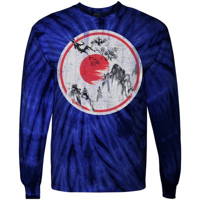 Ancient Mountain Tie-Dye Long Sleeve Shirt