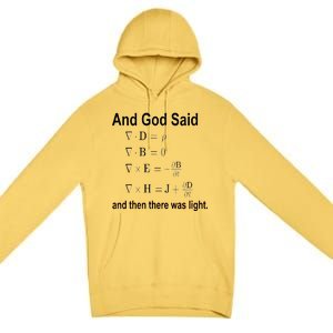 And God Said Formula Premium Pullover Hoodie