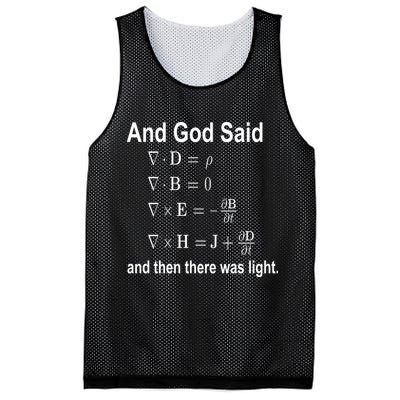 And God Said Formula Mesh Reversible Basketball Jersey Tank