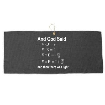 And God Said Formula Large Microfiber Waffle Golf Towel