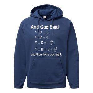 And God Said Formula Performance Fleece Hoodie