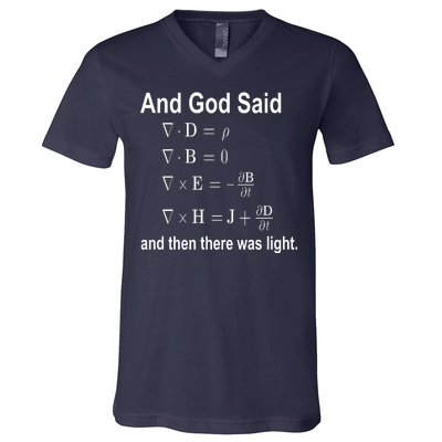 And God Said Formula V-Neck T-Shirt