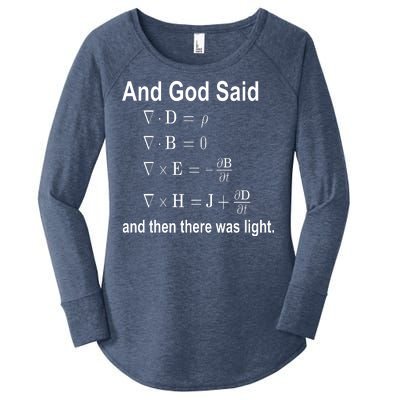 And God Said Formula Women's Perfect Tri Tunic Long Sleeve Shirt