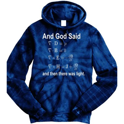 And God Said Formula Tie Dye Hoodie