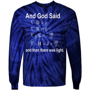 And God Said Formula Tie-Dye Long Sleeve Shirt