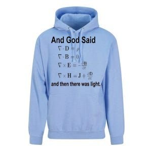 And God Said Formula Unisex Surf Hoodie