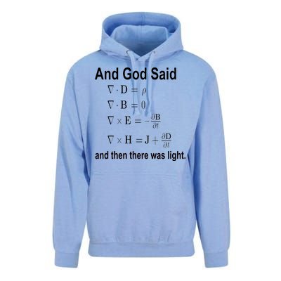 And God Said Formula Unisex Surf Hoodie