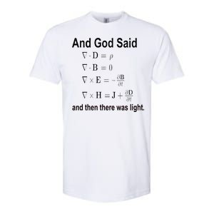 And God Said Formula Softstyle CVC T-Shirt