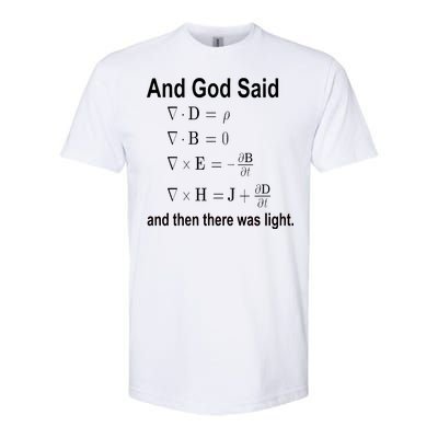 And God Said Formula Softstyle® CVC T-Shirt