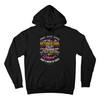 And God Said Let There Be October Girl Hoodie