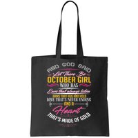 And God Said Let There Be October Girl Tote Bag