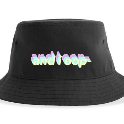 And I Oop- Meme Sustainable Bucket Hat
