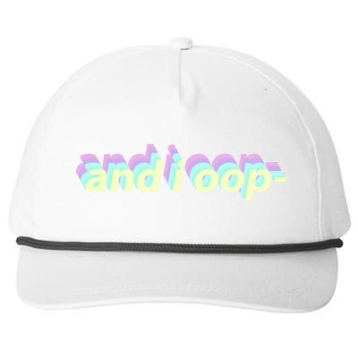 And I Oop- Meme Snapback Five-Panel Rope Hat