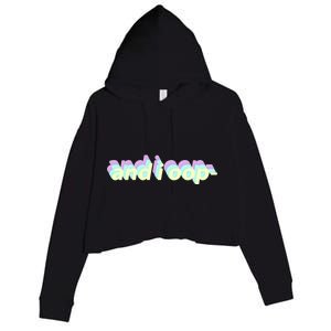 And I Oop- Meme Crop Fleece Hoodie