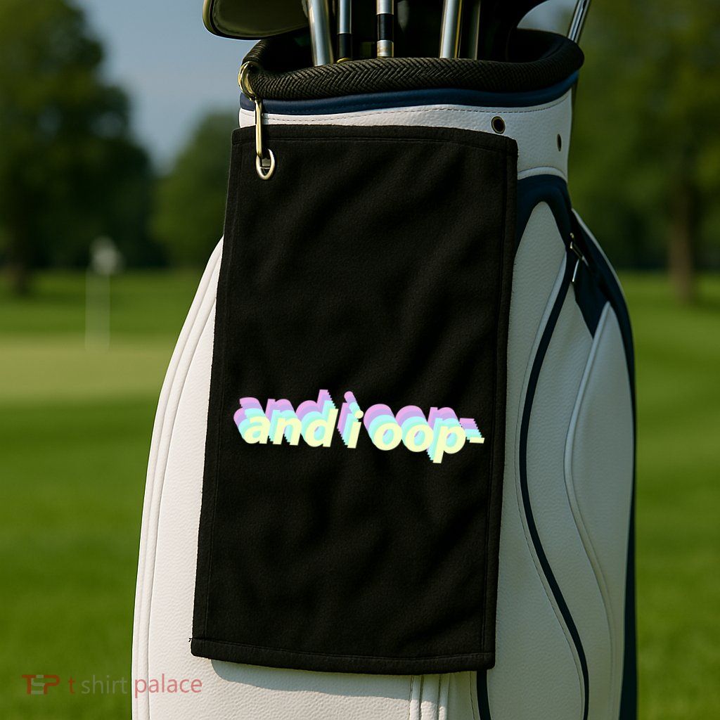 And I Oop- Meme Golf Towel