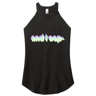 And I Oop- Meme Women's Perfect Tri Rocker Tank